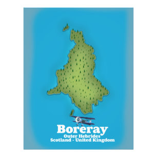 Impression Photo Boreray Hébrides extérieures Écosse Royaume-Uni