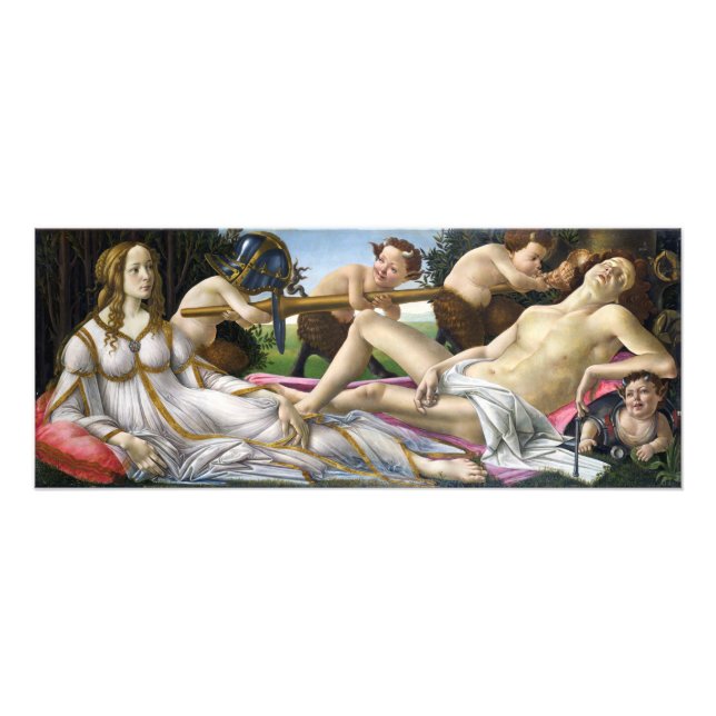Impression Photo Botticelli Vénus et Mars (Devant)