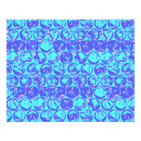 Boucle pop art bleu