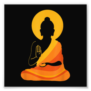 Impression Photo Bouddha YingYang Zen Yoga, Détendez-vous, Profitez
