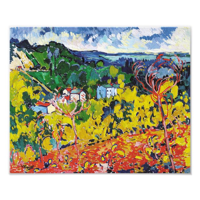Impression Photo Bougival | Maurice de Vlaminck | (Devant)