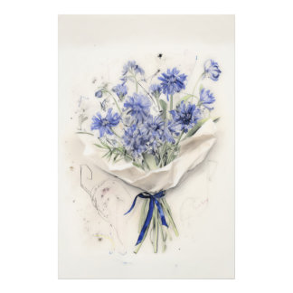 Impression Photo Bouquet de violet éthéré