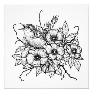 Impression Photo Bouquet Wren