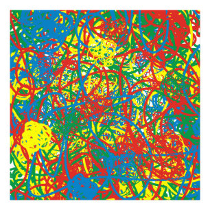Impression Photo Bras chaud coloré explosion multi couleur éclabous