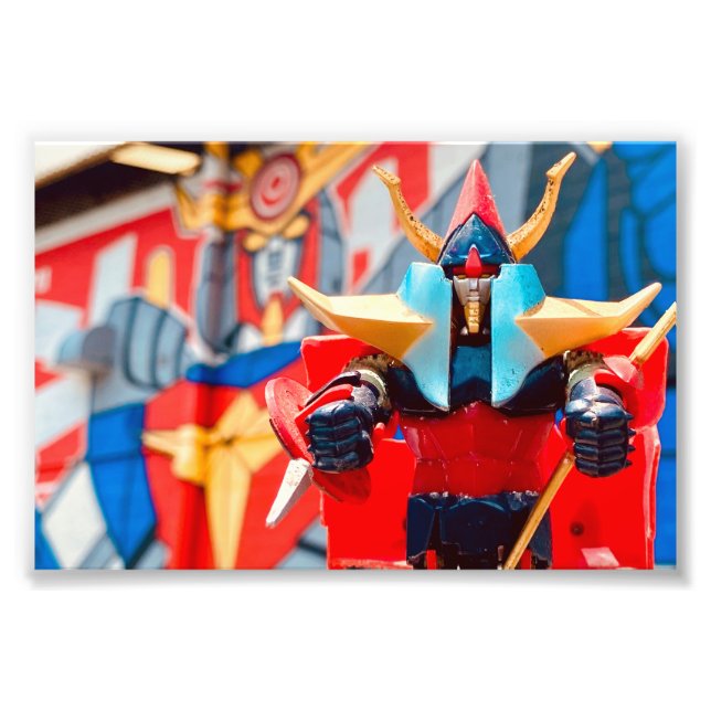 Impression Photo Brave Raideen Shogun Warriors Graffiti (Devant)