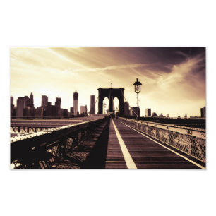 Impression Photo Brooklyn Bridge - New York City