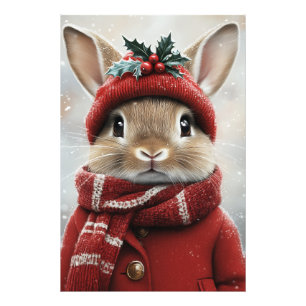 Impression Photo Bunny Winter