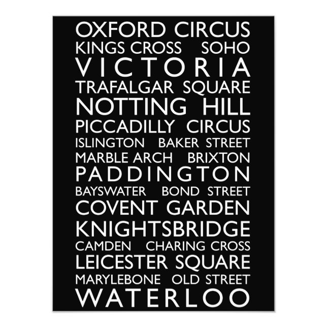 Impression Photo Bus de Londres (Aveugle) (Devant)