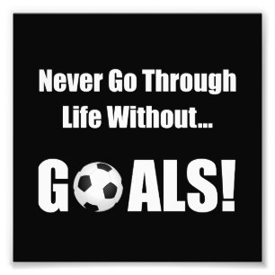 Impression Photo Buts du football