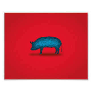 Impression Photo Ça va faire du cochon...