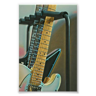 Impression Photo cadeau guitare pour fête des pères