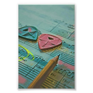 Impression Photo Cadeau vintage pour guitariste