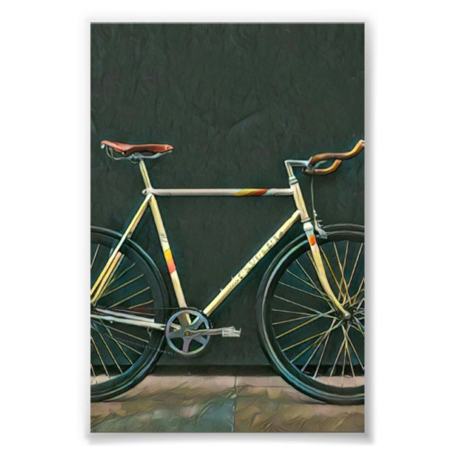 Impression Photo Cadeaux d'anniversaire pour les amateurs de vélo (Devant)