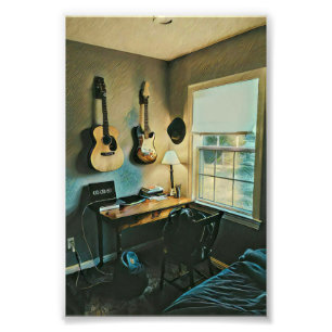 Impression Photo Cadeaux de guitare pour petite amie