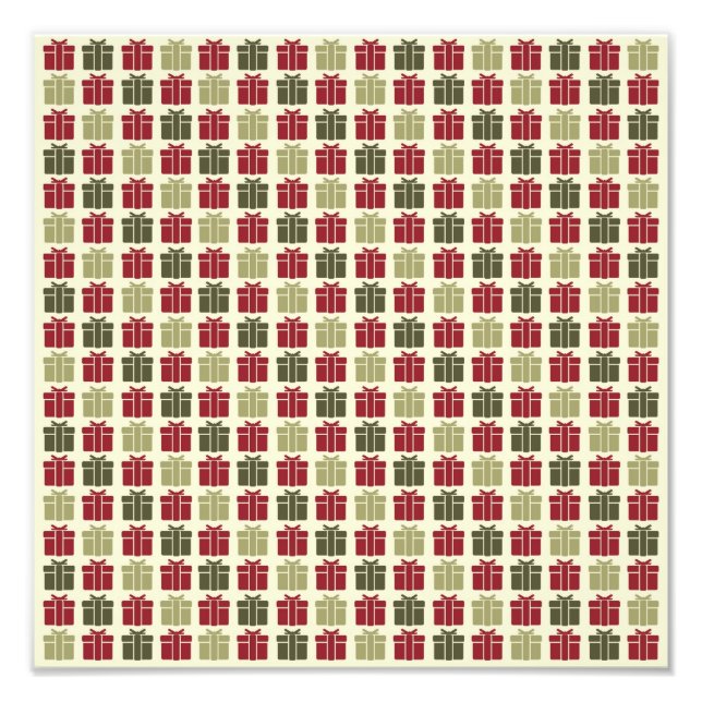 Impression Photo Cadeaux de Noël (Devant)