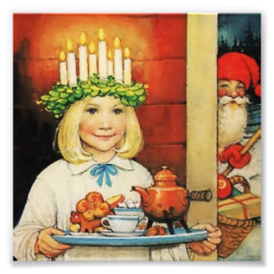 Impression Photo « Café de Noël » par Jenny Nystrom