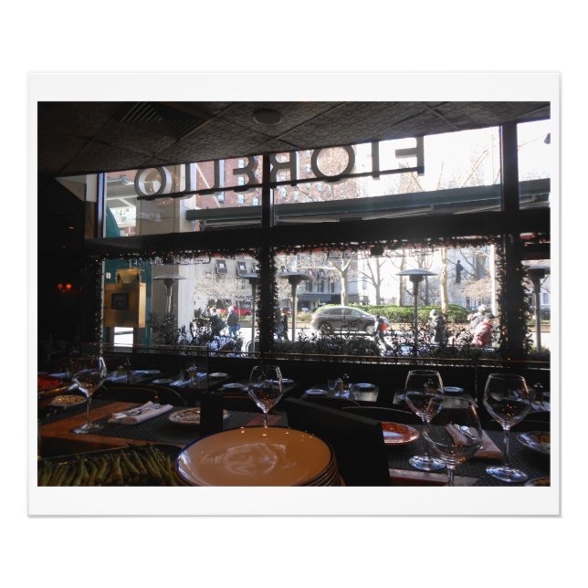 Impression Photo Café Fiorello, New York City (Devant)