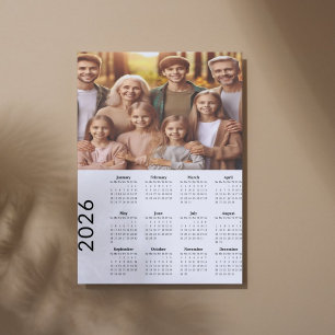Impression Photo Calendrier classique à brillance totale 2025