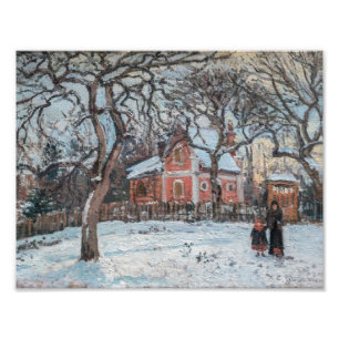 Impression Photo Camille Pissarro - Châtaigniers à Louveciennes