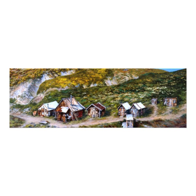 Impression Photo Camp minier de l'Alaska prospection aurifère image (Devant)