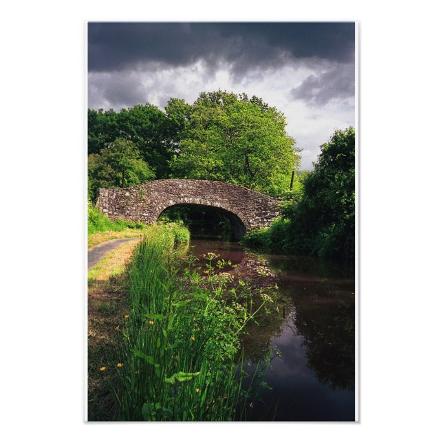 Impression Photo Canal à Brecon, Pays de Galles, imprimer (Devant)