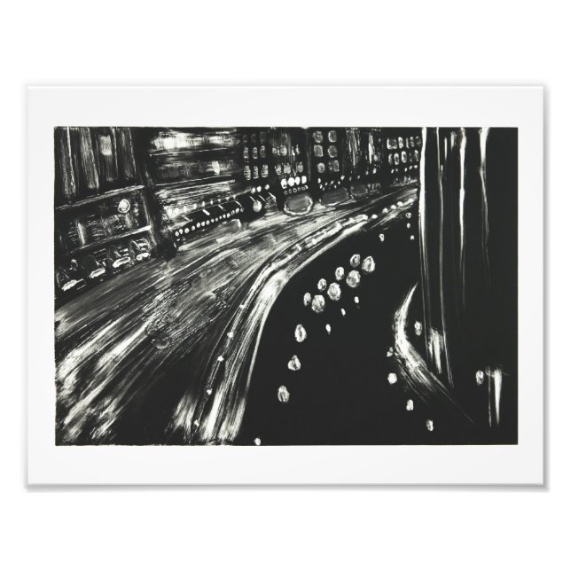 Impression Photo Canal de nuit (Devant)