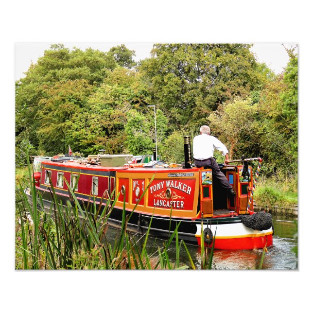 IMPRESSION PHOTO CANAL NARROWBOATS (Devant)
