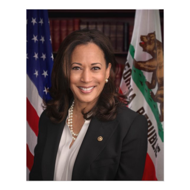Impression Photo Candidat Kamala Harris à la présidence US 2024 (Devant)