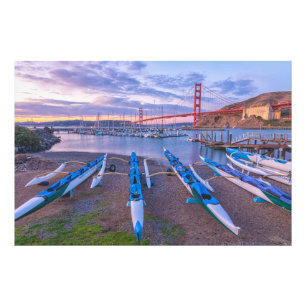 Impression Photo Canots sur la plage