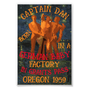 Impression Photo Capitaine Dan né Allemand Baby Factory Grants Pass
