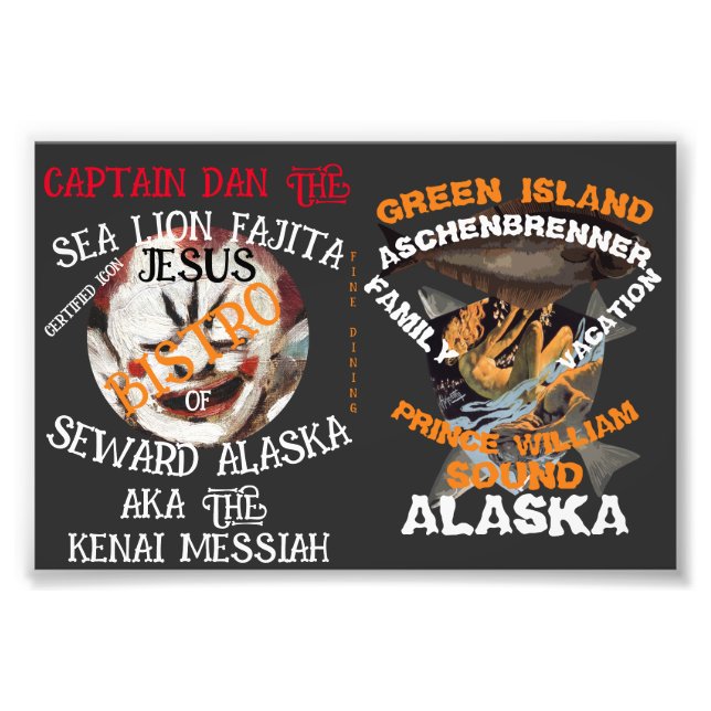 IMPRESSION PHOTO CAPITAINE DAN SEA OTTER FAJITA JESUS SEWARD ALASKA (Devant)