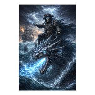 Impression Photo Capitaine Pirate Crâne – Cavalier du Dragon Fantôm