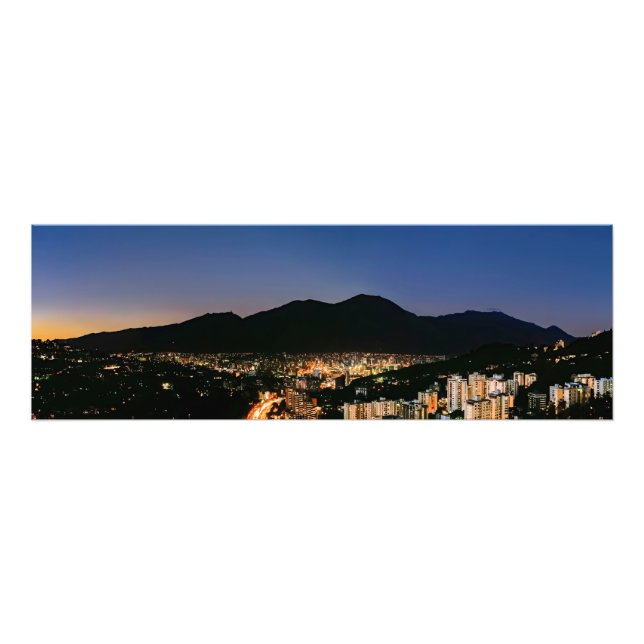 Impression Photo Caracas de nuit (Devant)