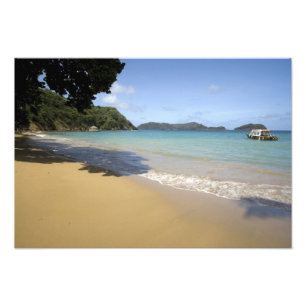 Impression Photo Caraïbes - Tobago - Plage le long de l'Atlantique