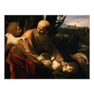 Impression Photo Caravaggio - Sacrifice d'Isaac