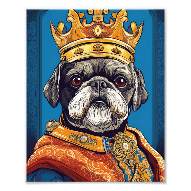 Impression Photo Carlin Dog Queen (Devant)