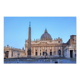 Impression Photo Carré Saint-Pierre en Cité du Vatican - Rome, Ital