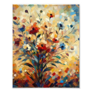 Impression Photo Carte postale à fleurs dali