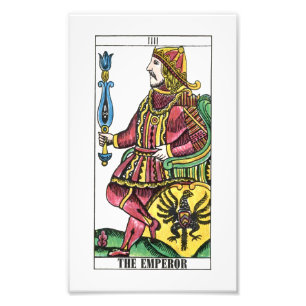 Impression Photo Carte Tarot Empereur