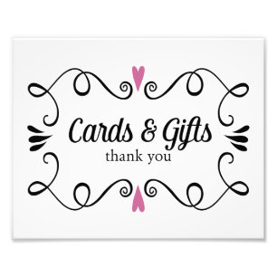 Impression Photo Cartes et cadeaux avec coeur Signal Mariage