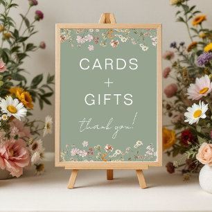 Impression Photo Cartes et cadeaux Fleur sauvage Sage Baby shower v