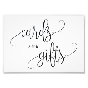 Impression Photo Cartes Signe Choisissez Votre Taille Jolie Calligr