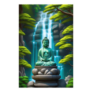 Impression Photo Cascade Bouddha