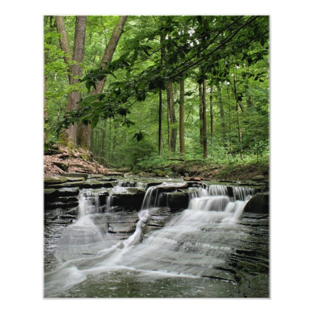 Impression Photo Cascade du ruisseau Sulphur (Devant)