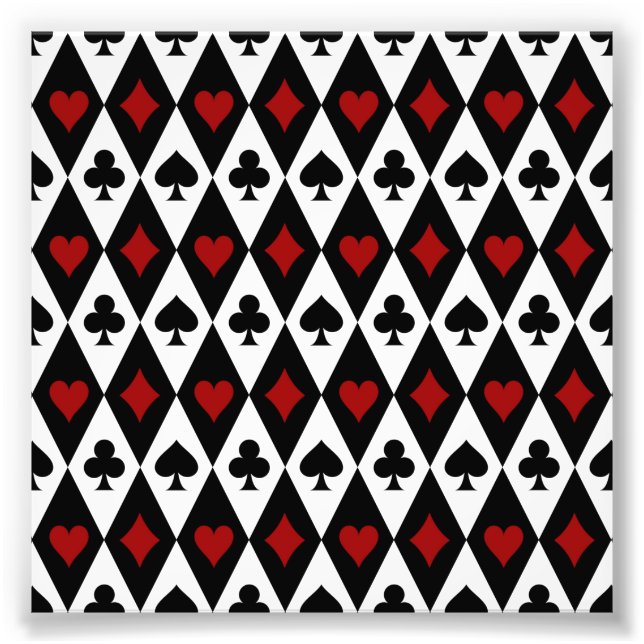 Impression Photo Casino de jeu Blackjack Card Player Las Vegas (Devant)