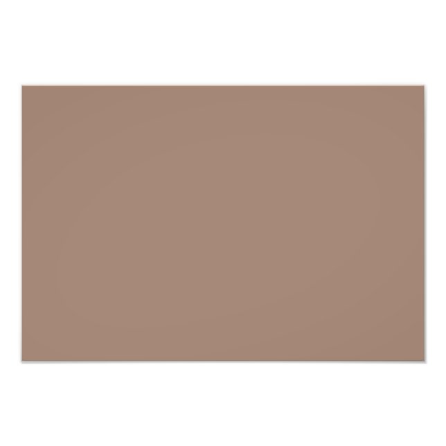 Impression Photo Castor (couleur solide) (Devant)