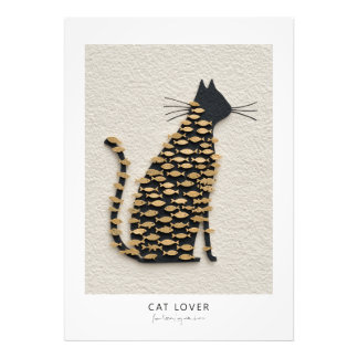 Impression Photo Cat and Fish v11