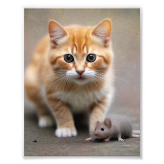 Impression Photo Cat and Mouse