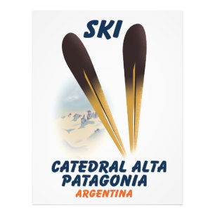Impression Photo Catedral Alta Patagonia, Argentine affiche de ski