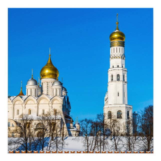 Impression Photo Cathédrale du Kremlin de Moscou (Devant)